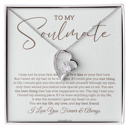 I want all my last to be with you - 0031d Her - Forever Love Necklace