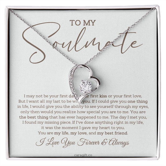 I want all my last to be with you - 0031d Her - Forever Love Necklace