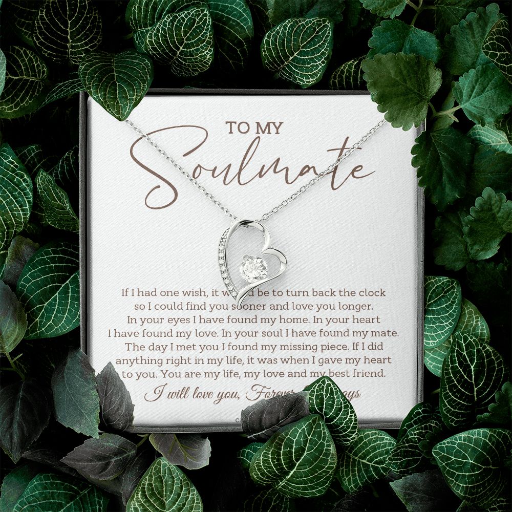 I found my missing piece in you - 0023d Her - Forever Love Necklace
