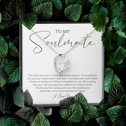 You make me smile - 0027d Her - Forever Love Necklace
