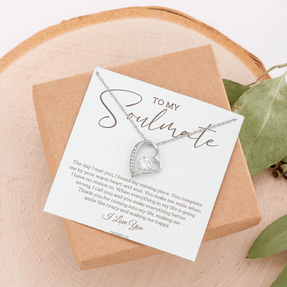 You make me smile - 0027d Her - Forever Love Necklace