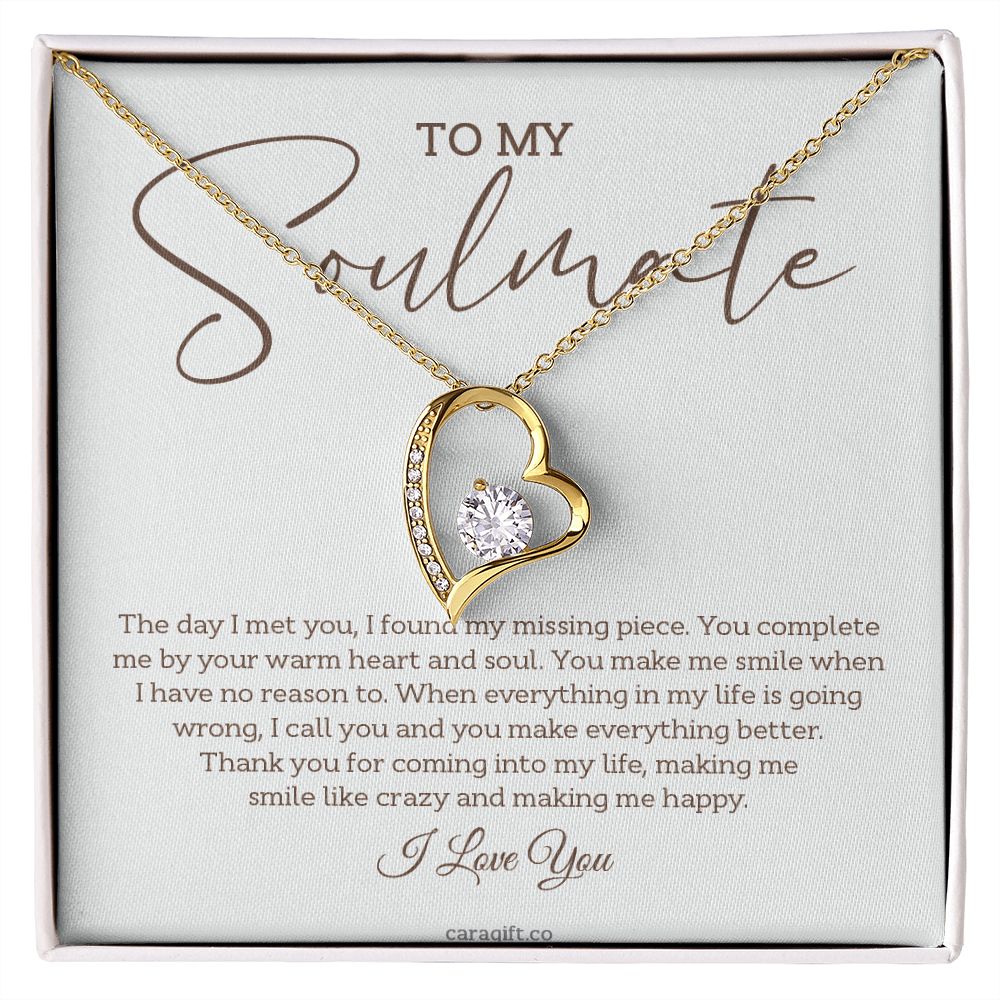 You make me smile - 0027d Her - Forever Love Necklace