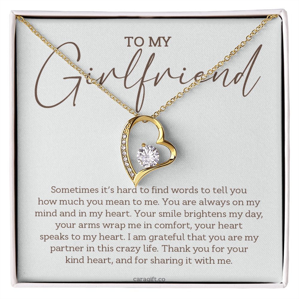 Your smile brightens my day - 0022d Her - Forever Love Necklace