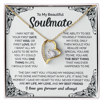 You are my life, my love, and my best friend - 0020d - Forever Love Necklace
