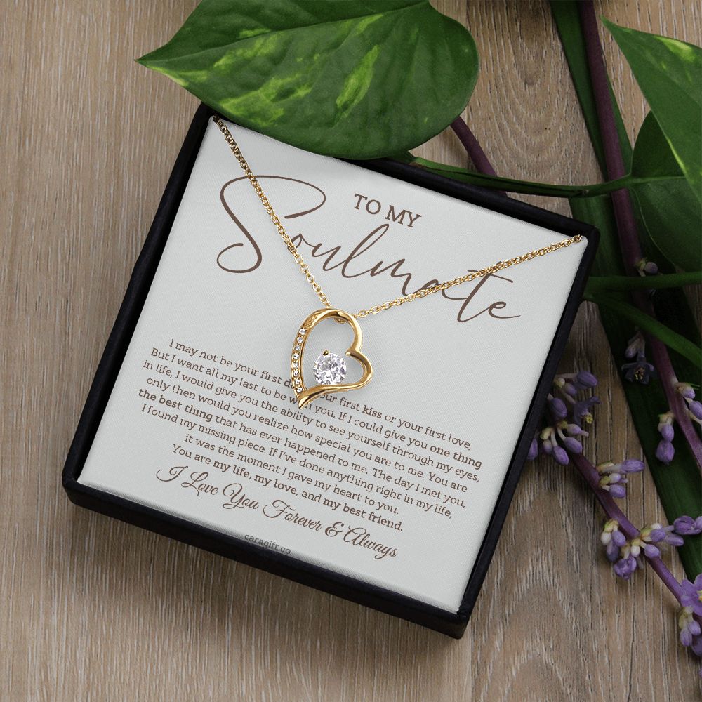 I want all my last to be with you - 0031d Her - Forever Love Necklace